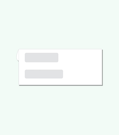 Self seal cheque envelopes